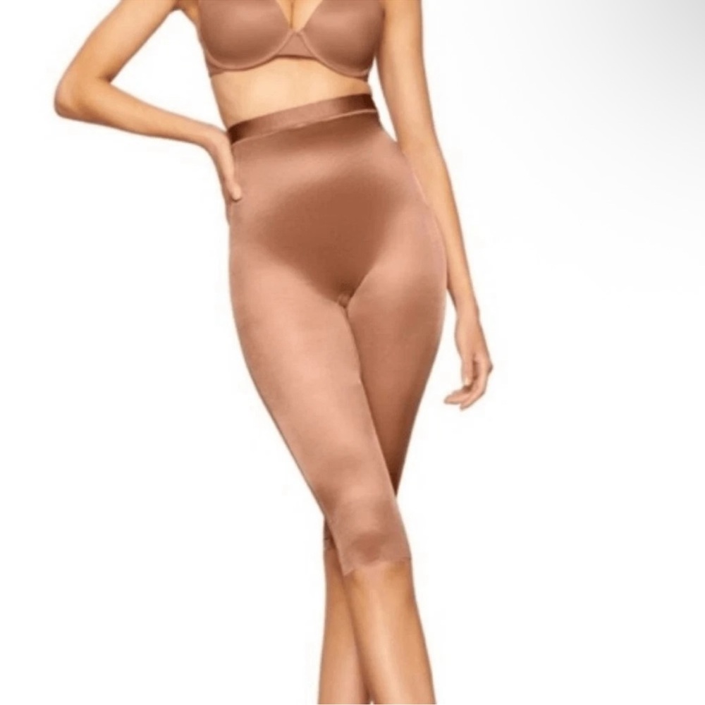 Skims Simply‎ Bare Collection Cropped Leggings Size 4X NWT color Sienna